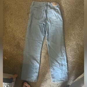 Abercrombie Kids Sky Blue Low Rise Baggy Jeans